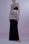 SWAYING/KNIT Embroidered Crochet Tank Top with Bandeau SW22SST58 White/Black